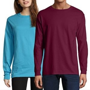 Hanes Adult Beefy-T Long-Sleeve T-Shirt